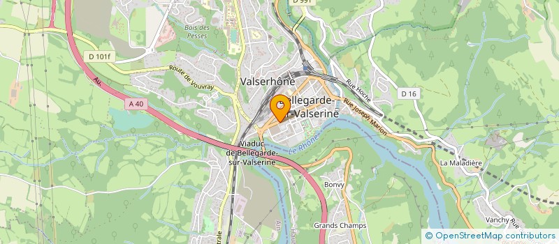 localisation de l'entreprise COPR LE SAVOIE à VALSERHONE