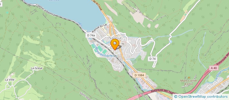 localisation de l'entreprise COPR LE SIGNAL à NANTUA