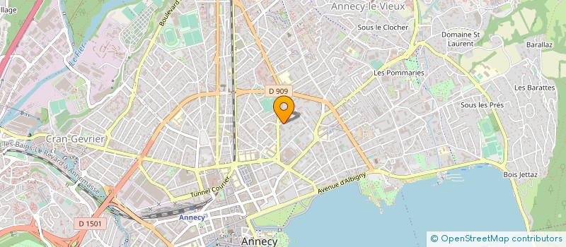 localisation de l'entreprise COPR LE VERONESE  ANNECY