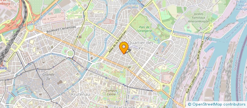 localisation de l'entreprise COPR LE WIMPHELING à STRASBOURG