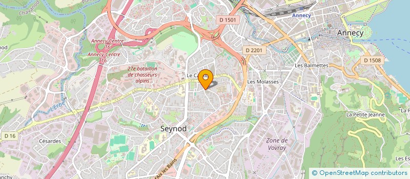 localisation de l'entreprise COPR LES AROLLES  ANNECY