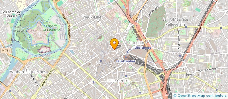 localisation de l'entreprise COPR LES ARTS à LILLE