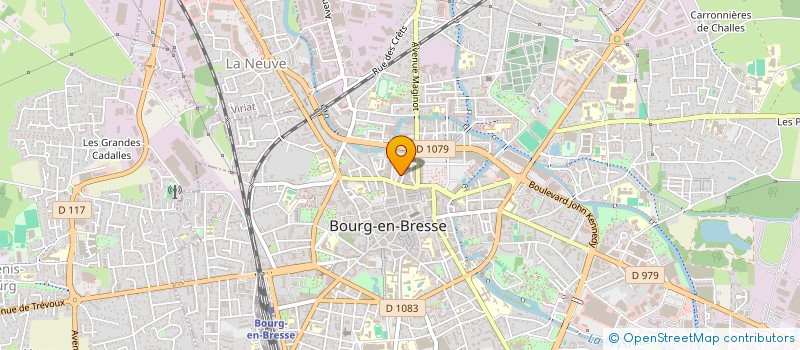 localisation de l'entreprise COPR LES BROTTEAUX à BOURG-EN-BRESSE