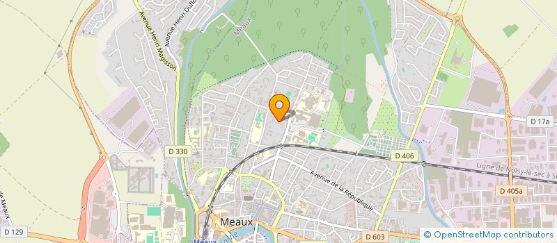 localisation de l'entreprise COPR. LES CAPUCINS  MEAUX