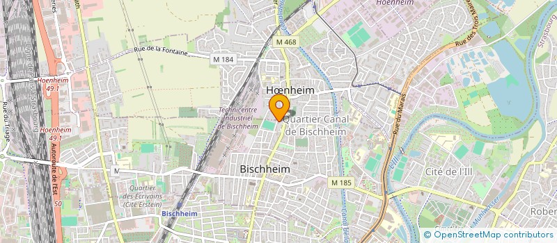 localisation de l'entreprise COPR LES COLOMBIERS  BISCHHEIM