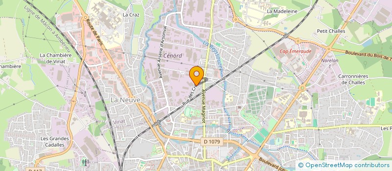 localisation de l'entreprise COPR LES CRETS à BOURG-EN-BRESSE