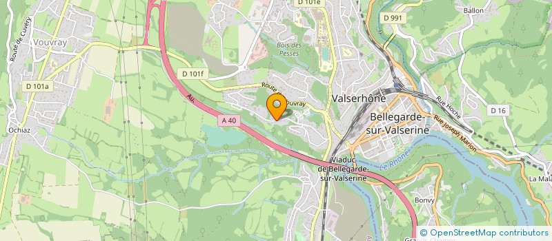 localisation de l'entreprise COPR LES JONQUILLES à VALSERHONE