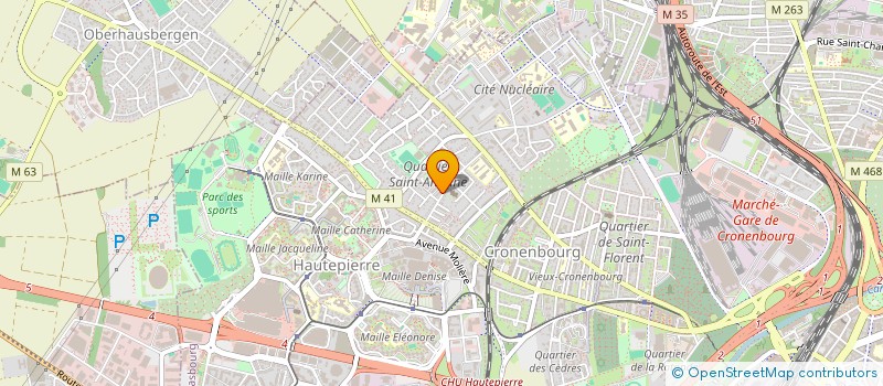 localisation de l'entreprise COPR LES ORMES à STRASBOURG