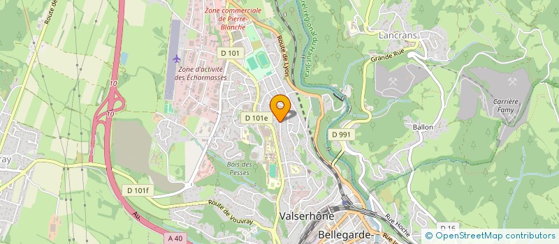 localisation de l'entreprise COPR LES PINS à VALSERHONE