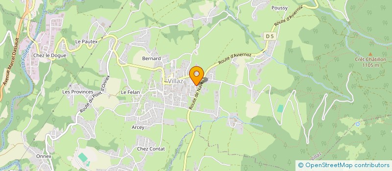 localisation de l'entreprise COPR LES RICHEMONTS  VILLAZ