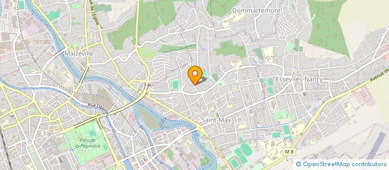 localisation de l'entreprise COPR. LES TILLEULS  SAINT-MAX