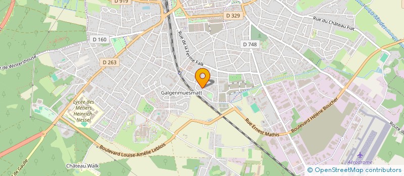 localisation de l'entreprise COPR LES TULIPES  HAGUENAU