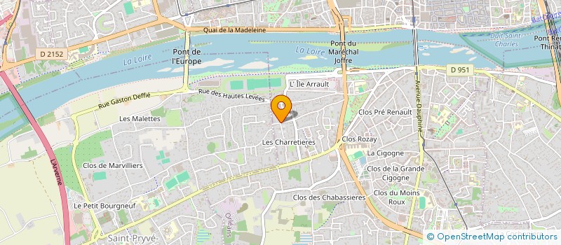 localisation de l'entreprise COPR LEVEES DE LA LOIRE à ORLEANS
