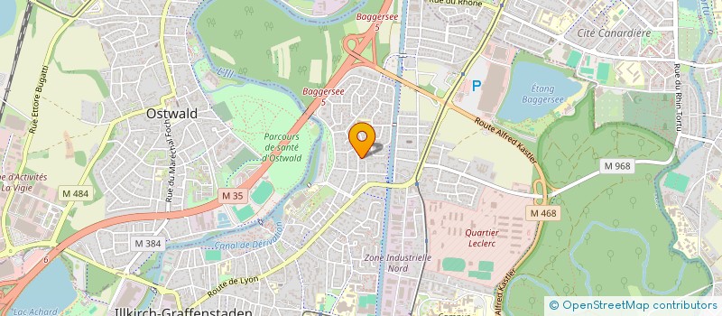 localisation de l'entreprise COPR LILAS ANEMONES  ILLKIRCH-GRAFFENSTADEN