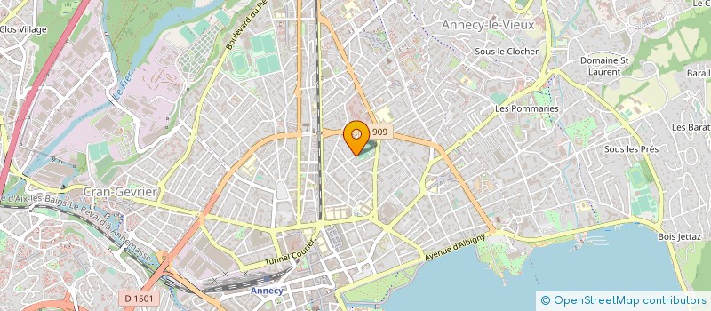 localisation de l'entreprise COPR LS GALETS DU FIER 1  ANNECY