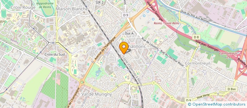 localisation de l'entreprise COPR MAGELLAN  REIMS