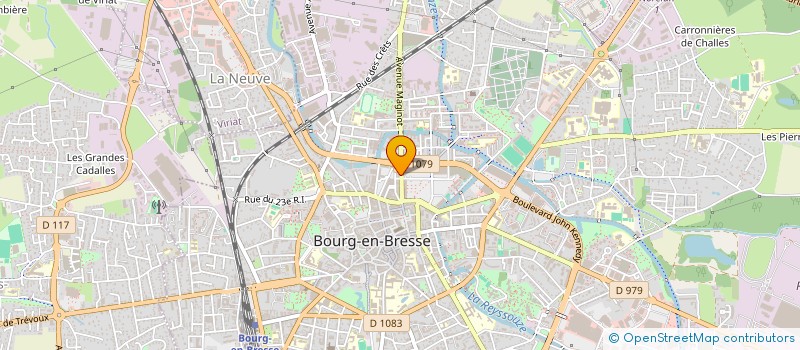 localisation de l'entreprise COPR MAGINOT à BOURG-EN-BRESSE