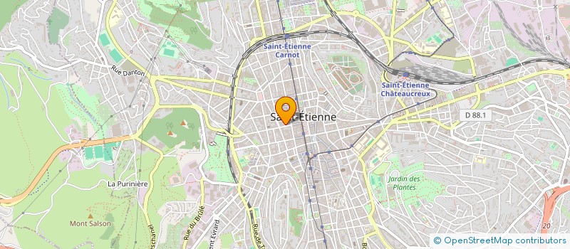 localisation de l'entreprise COPR MALRAUX  SAINT-ETIENNE