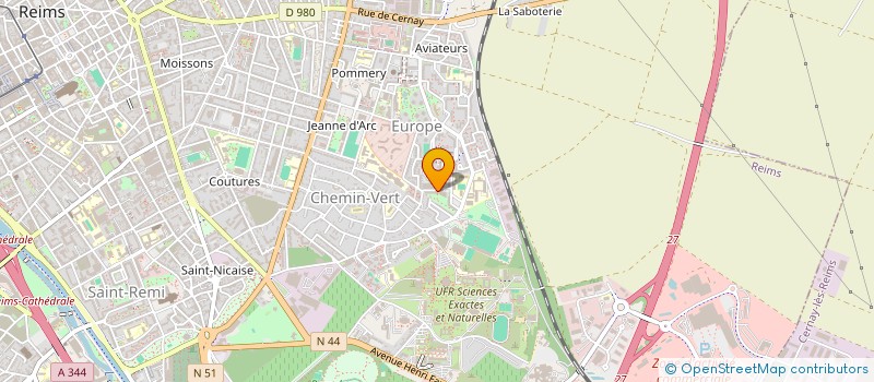 localisation de l'entreprise COPR MEDITERRANEE  REIMS