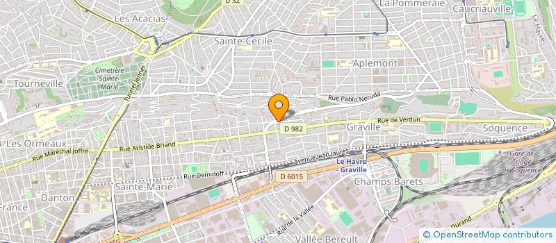 localisation de l'entreprise COPR. NATHALIE à LE HAVRE