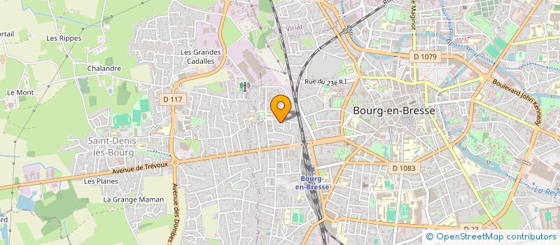 localisation de l'entreprise COPR PARC DES LAZARISTES à BOURG-EN-BRESSE