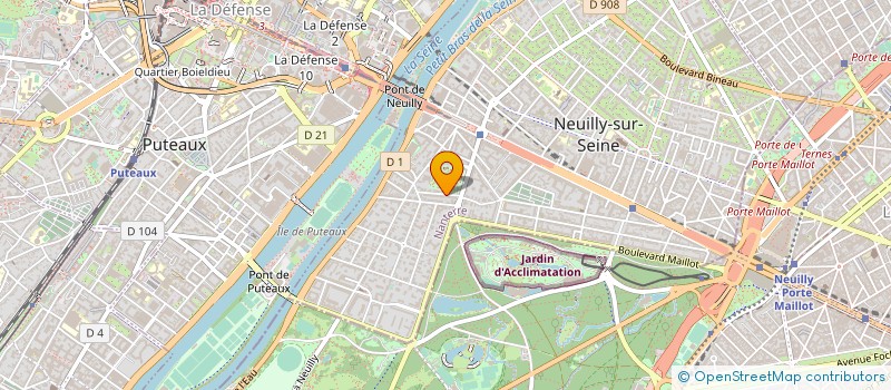 localisation de l'entreprise COPR PARC SAINT JAMES 92200 NEUILLY SUR SEINE à NEUILLY-SUR-SEINE
