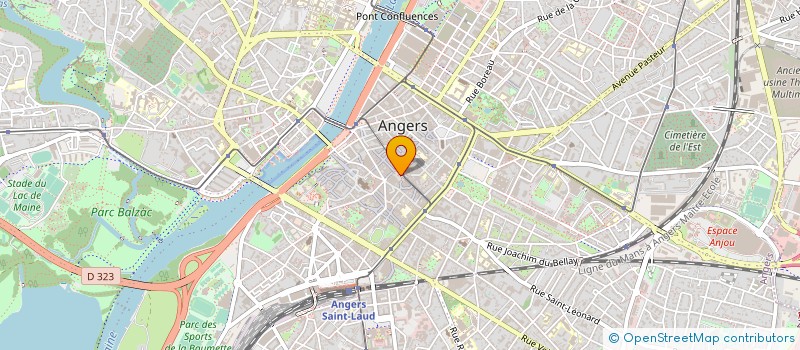 localisation de l'entreprise COPR PASSAGE RALLIEMENT à ANGERS