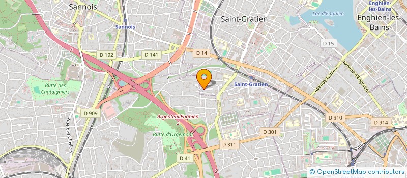 localisation de l'entreprise COPR PETIT FOYERS 95 SAINT GRATIEN  SAINT-GRATIEN