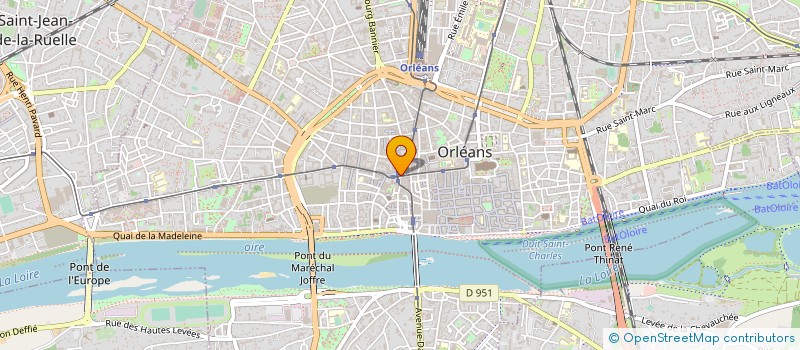 localisation de l'entreprise COPR PL DE GAULLE à ORLEANS
