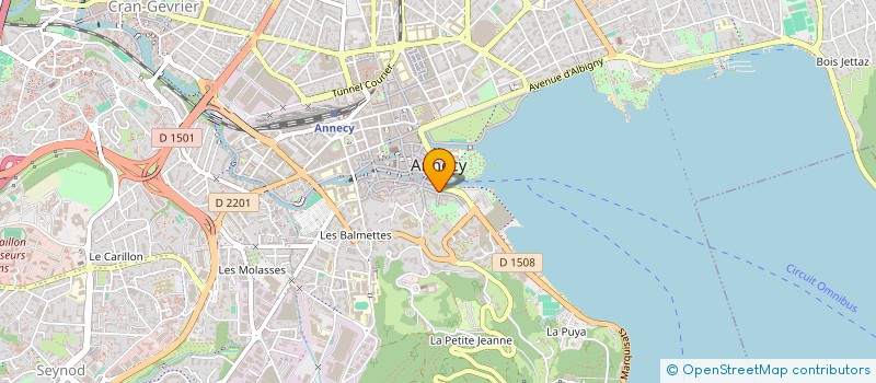 localisation de l'entreprise COPR PLACE AU BOIS ANNECY  ANNECY