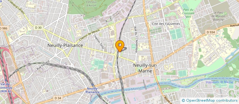 localisation de l'entreprise COPR PLACE DE LA GARE 93330 NEUILLY SUR MARNE à NEUILLY-SUR-MARNE