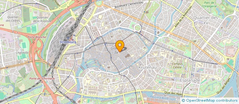 localisation de l'entreprise COPR. PLACE DU MARCHE - MS17953 à STRASBOURG