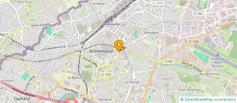 localisation de l'entreprise COPR PLATANES  ANNEMASSE