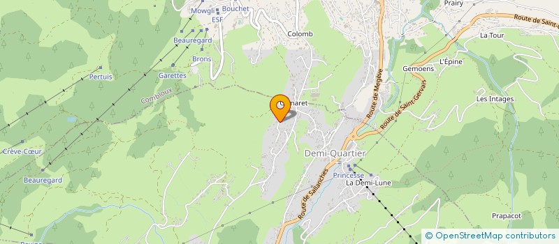 localisation de l'entreprise COPR PLEINE VUE  DEMI-QUARTIER