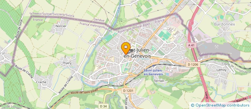 localisation de l'entreprise COPR PRES DE LA FONTAINE  SAINT-JULIEN-EN-GENEVOIS