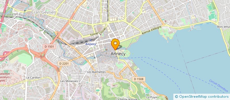 localisation de l'entreprise COPR Q CHAPPUIS ANNECY  ANNECY