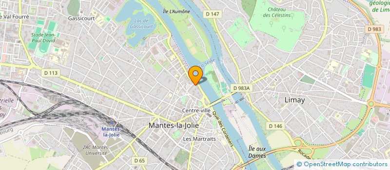 localisation de l'entreprise COPR QUAI DE LA TOUR 78200 MANTES LA JOLIE  MANTES-LA-JOLIE