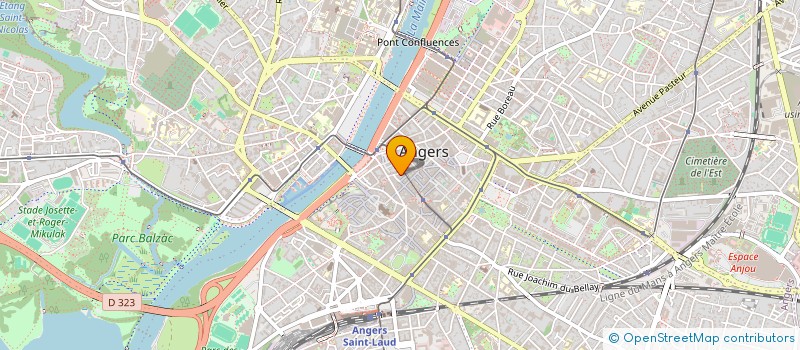 localisation de l'entreprise COPR R BODINIER à ANGERS