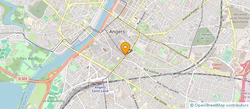 localisation de l'entreprise COPR R D ALSACE à ANGERS