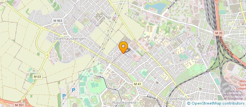 localisation de l'entreprise COPR R DE LUPSTEIN à STRASBOURG