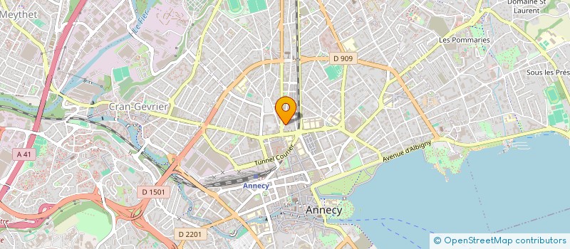 localisation de l'entreprise COPR R DESSAIX ANNECY  ANNECY