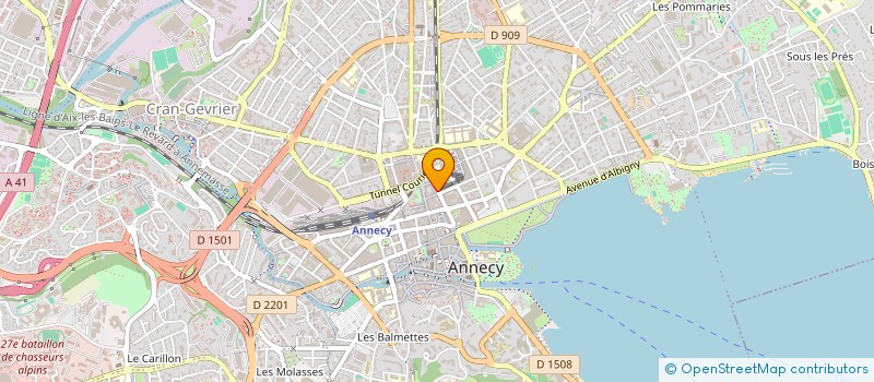 localisation de l'entreprise COPR R PAIX R FAVRE                3 RUE  ANNECY