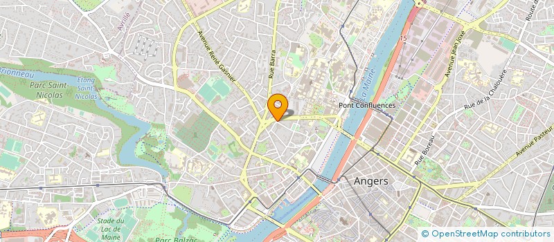 localisation de l'entreprise COPR RES BD DAVIERS à ANGERS