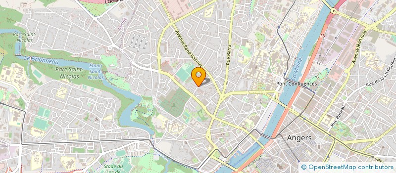 localisation de l'entreprise COPR RES BEAUSEJOUR à ANGERS