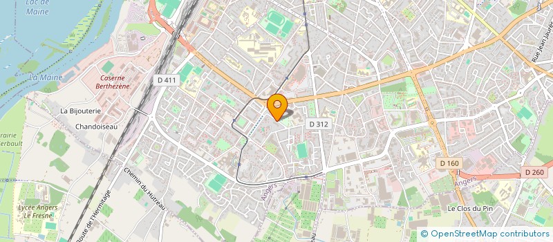 localisation de l'entreprise COPR RES BELLE PROVINCE I à ANGERS