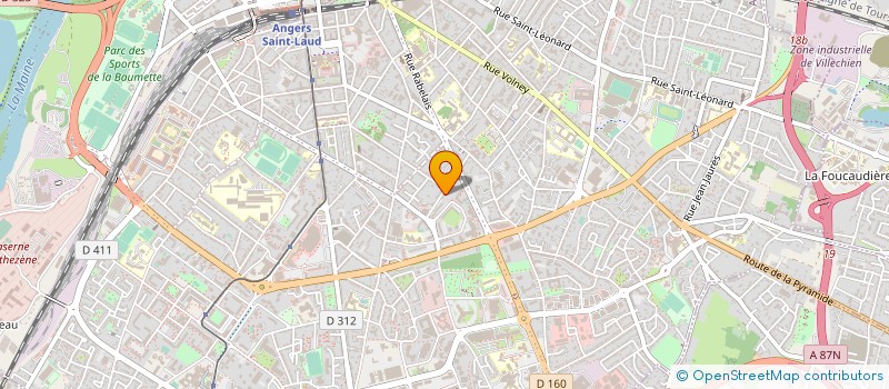 localisation de l'entreprise COPR RES BON REPOS à ANGERS