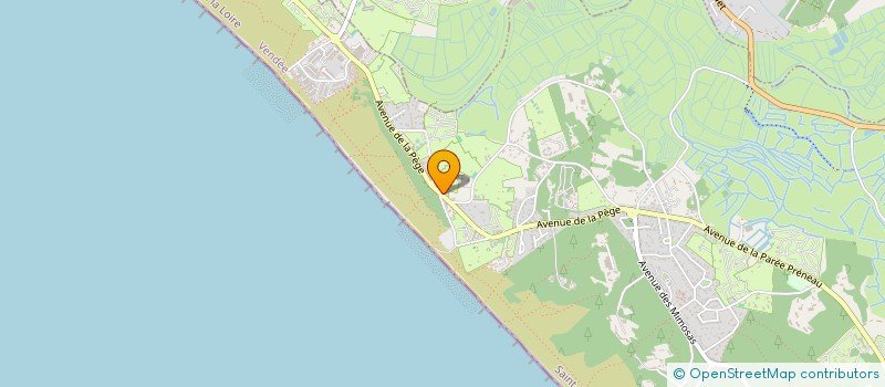 localisation de l'entreprise COPR RES CENTRE COMMERCIAL LES MARINES  SAINT-HILAIRE-DE-RIEZ