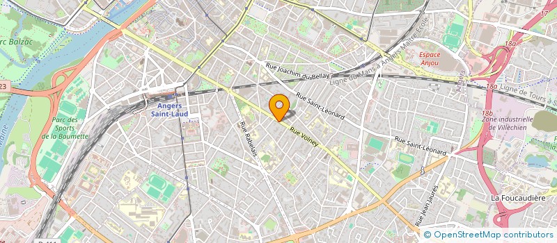 localisation de l'entreprise COPR RES CHEVALLIER à ANGERS