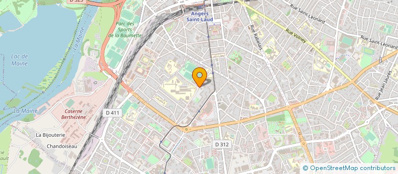 localisation de l'entreprise COPR RES CHEVROLLIER à ANGERS