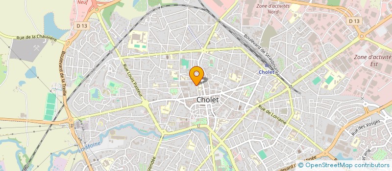 localisation de l'entreprise COPR RES COLBERT à CHOLET